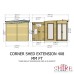 Barclay 12 x 8 Summerhouse with Storage Shed